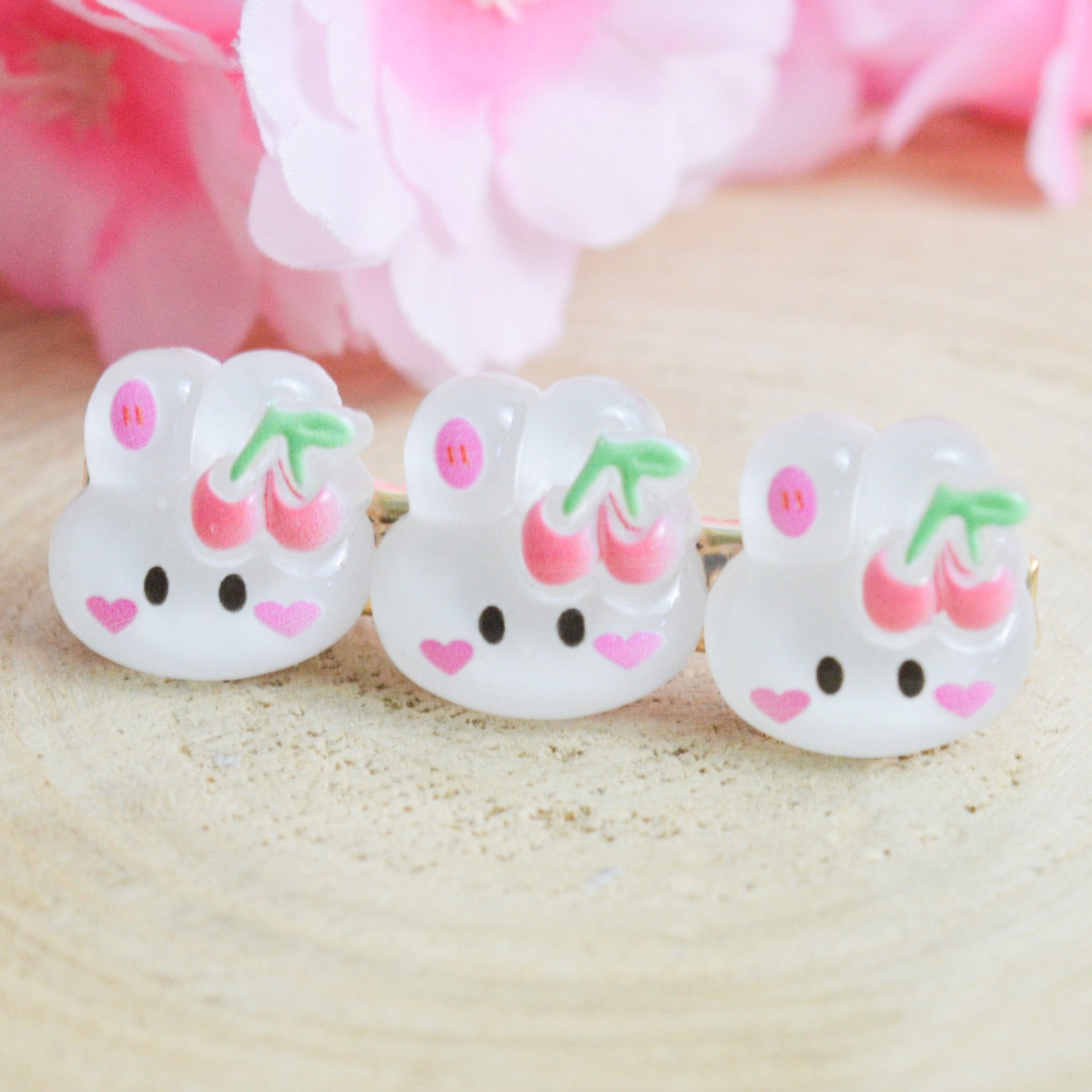 Pince à Cheveux Motif Lapins – Image 2