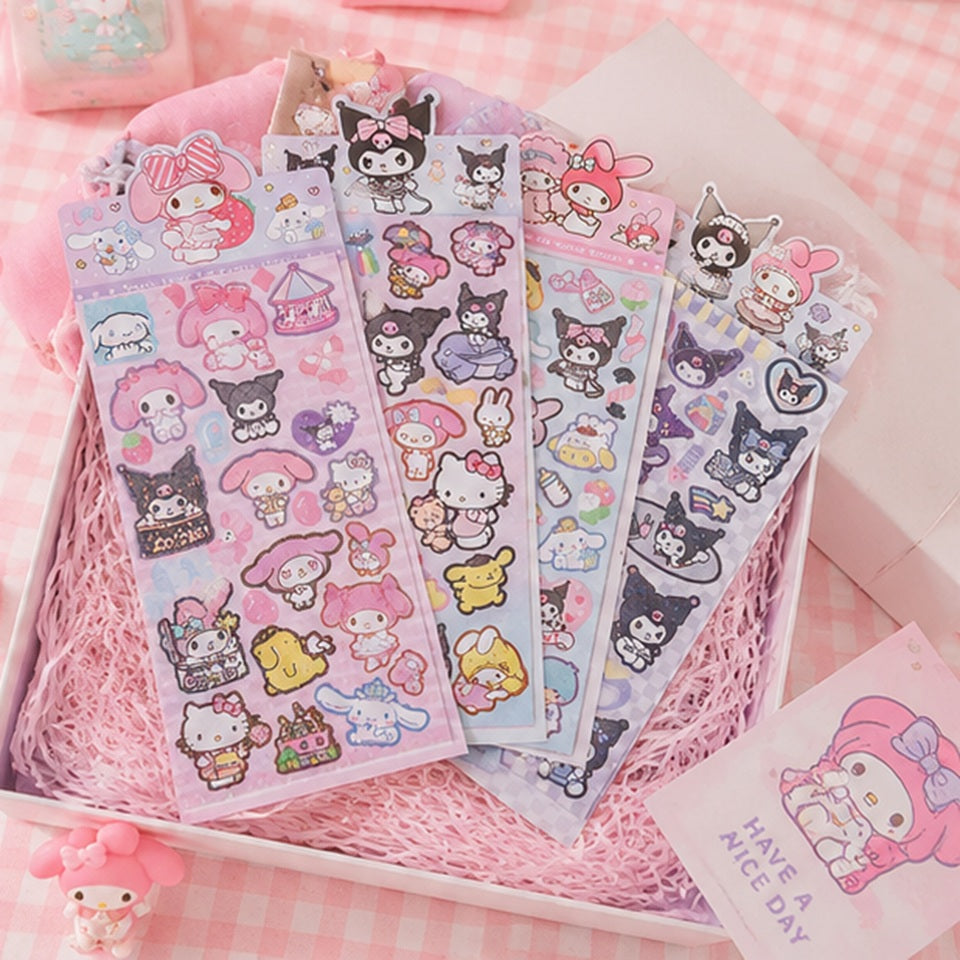 Planche de Stickers Sanrio Colorés – Image 4