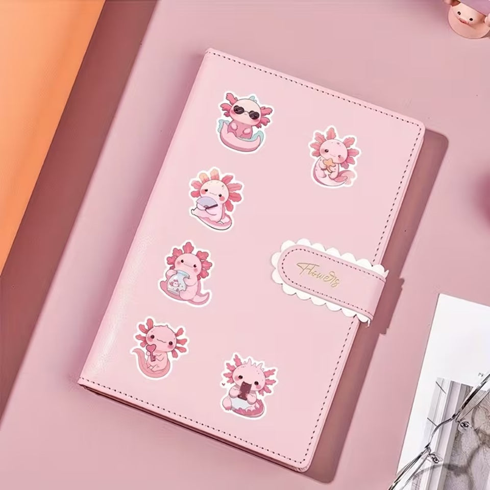 Lot de 2 Planches Stickers Axolotl – Image 2