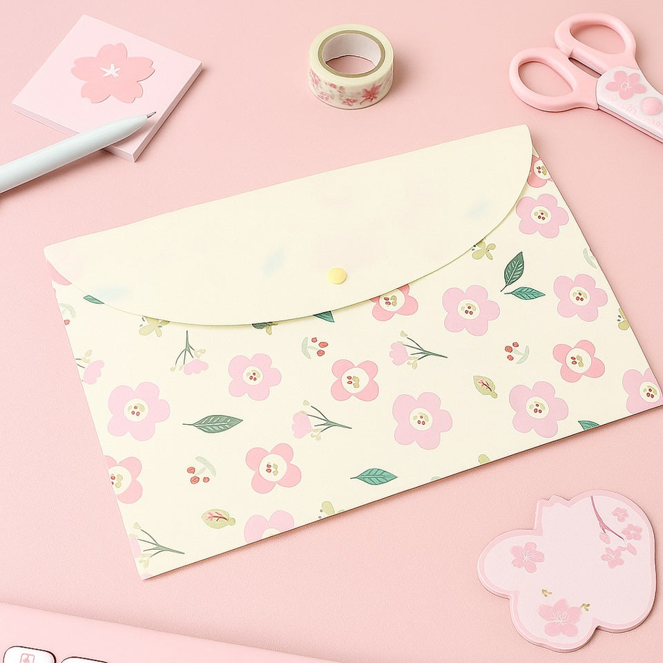 Pochette en Plastique à Motif Floral – Image 5