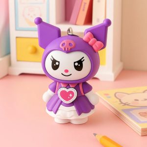 Porte-clés Kuromi aux Expressions Multiples