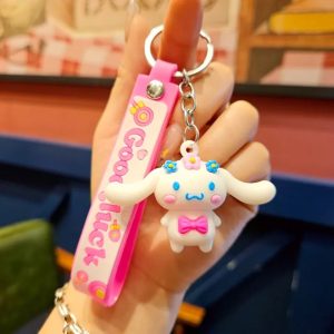 Porte-clés Cinnamoroll aux Fleurs