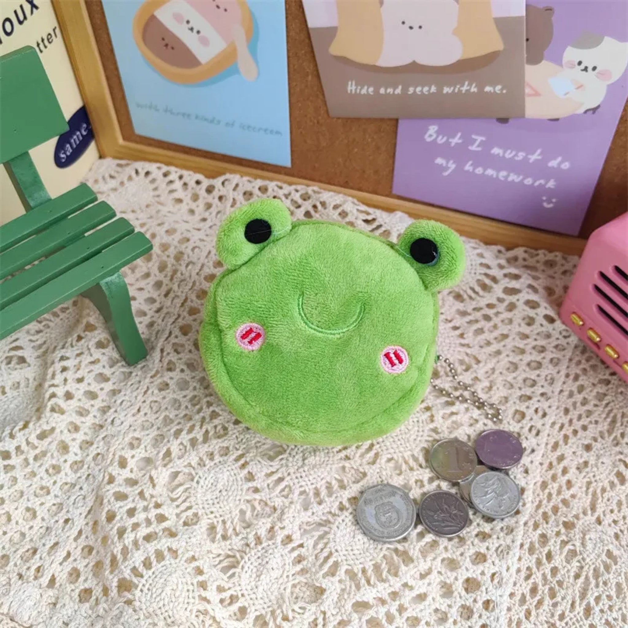 Porte-monnaie en Forme de Grenouille
