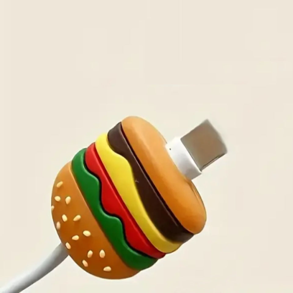 Protège-Câble en Silicone Forme Hamburger – Image 2