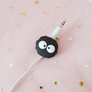 Protège-câble en Silicone Noir