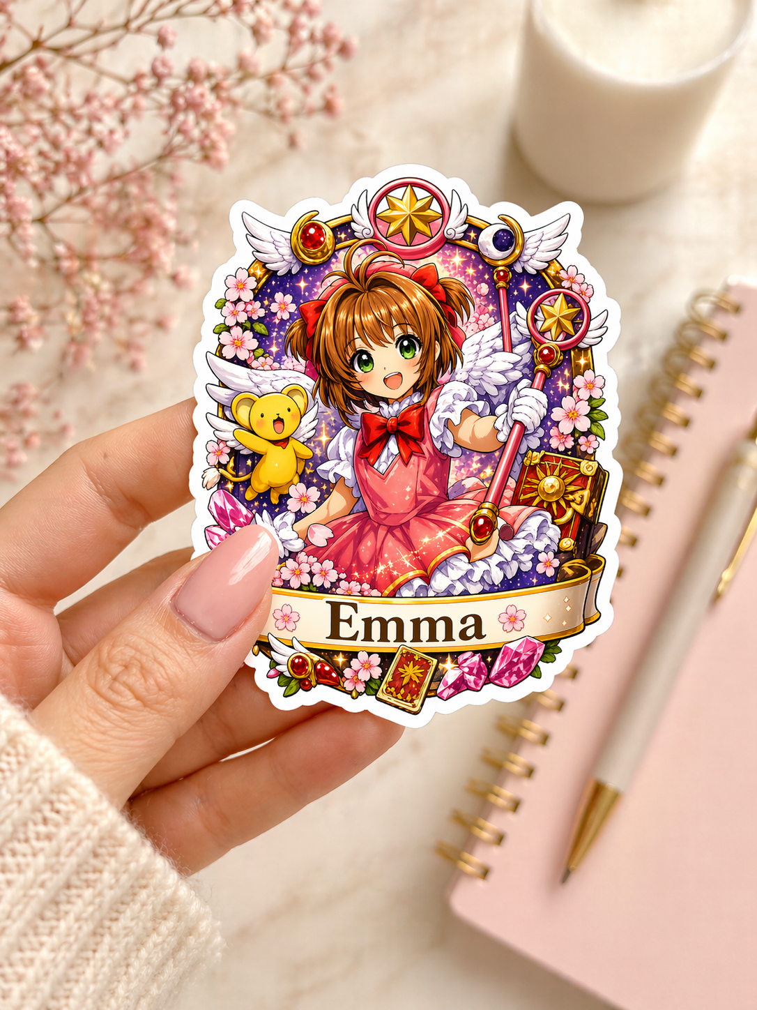 Sticker Prénom personnalisé Card Captor Sakura – Image 2