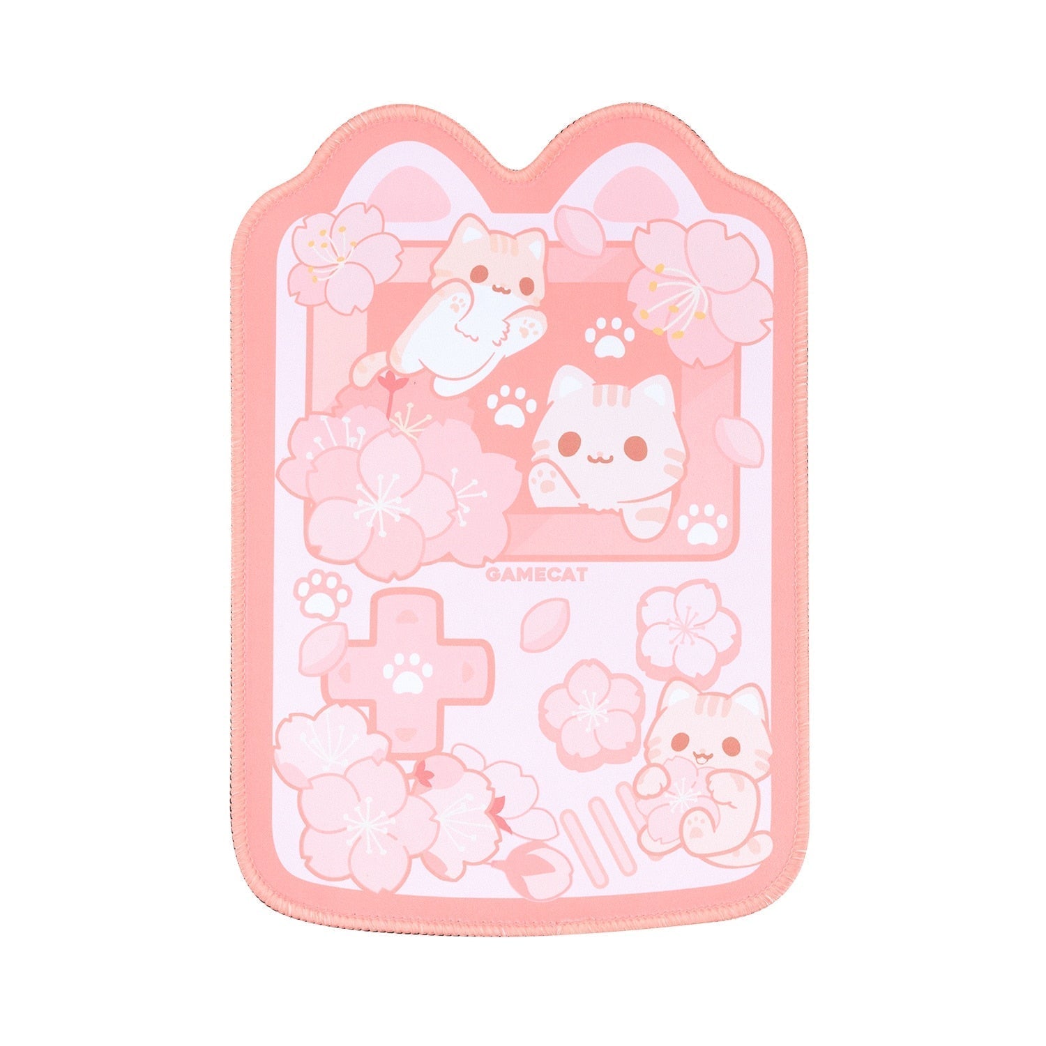 Tapis de Souris Rose Nuage Chats Kawaii et Sakura – Image 6