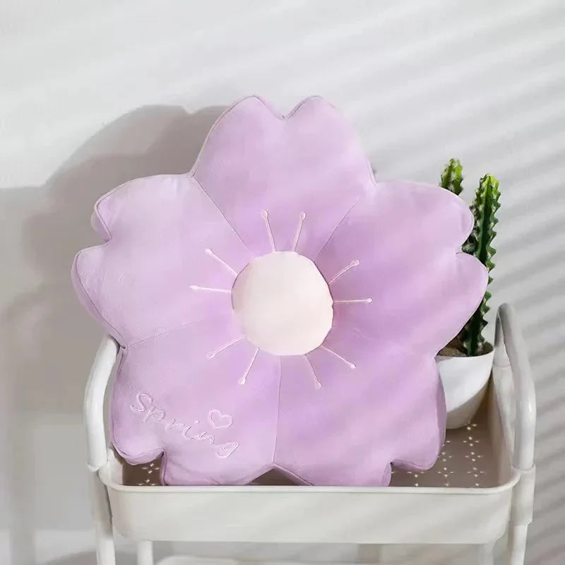 Coussin en Peluche Sakura Rose Pâle – Image 12