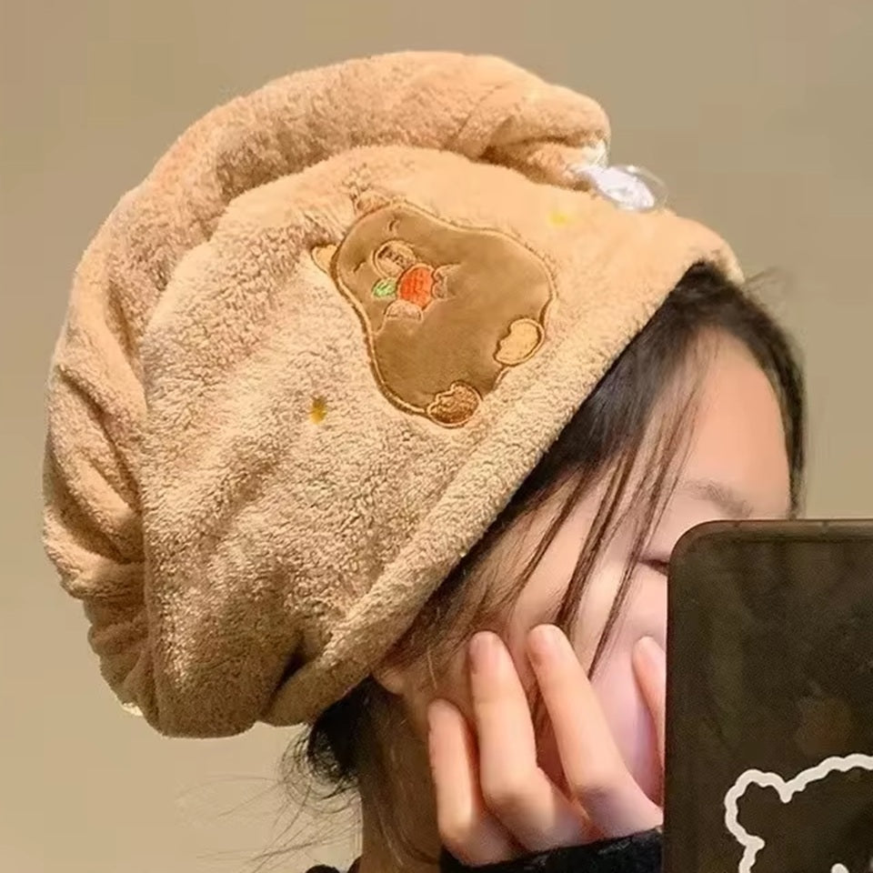 Serviette en Microfibre pour Cheveux Capybara – Image 4