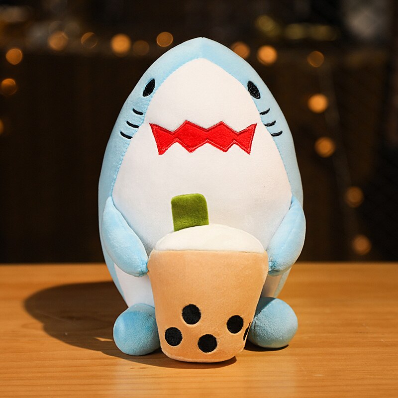 Peluche Chiot Corgi Rond à Boba Kawaii – Image 11