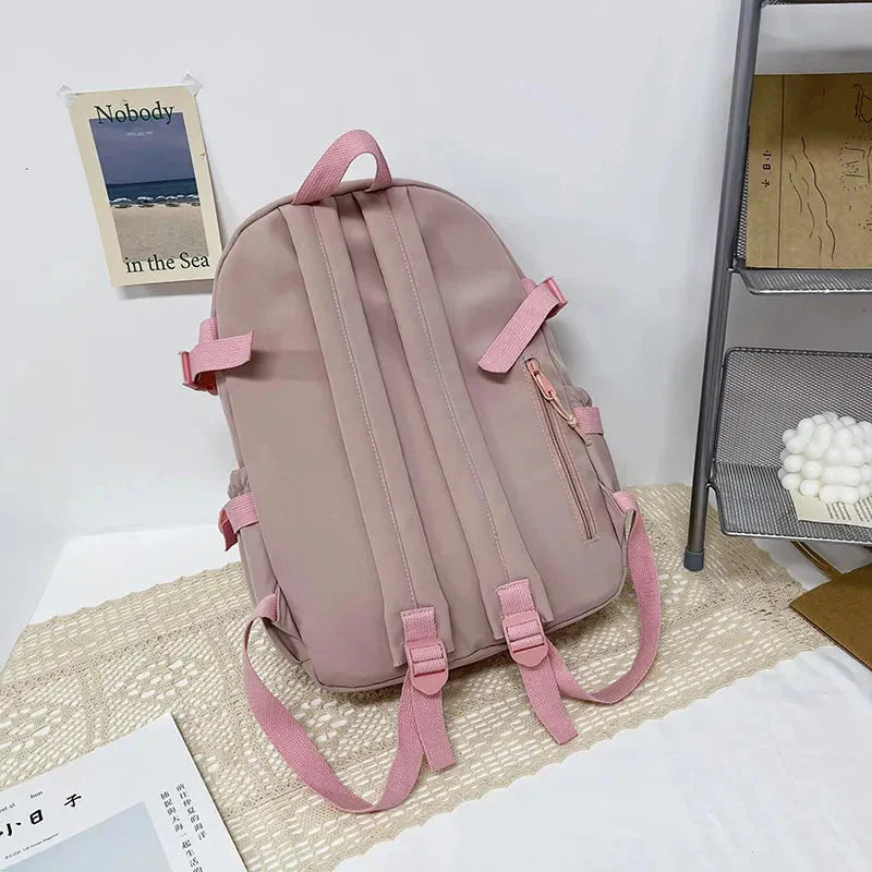 Sac à Dos Kawaii Vert Sauge Clair avec Poches Vitrines – Image 37