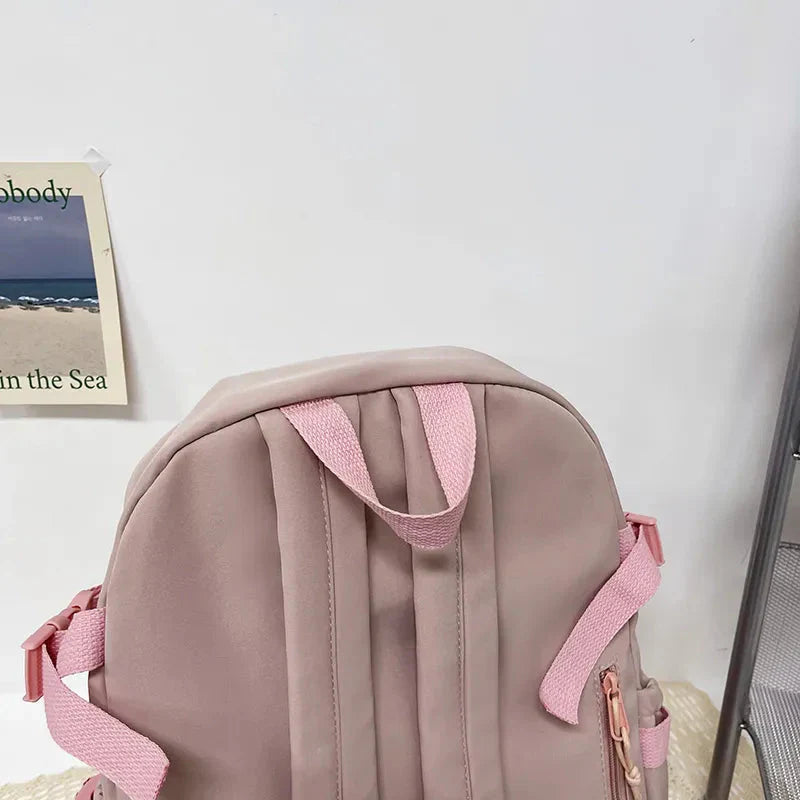 Sac à Dos Kawaii Vert Sauge Clair avec Poches Vitrines – Image 46