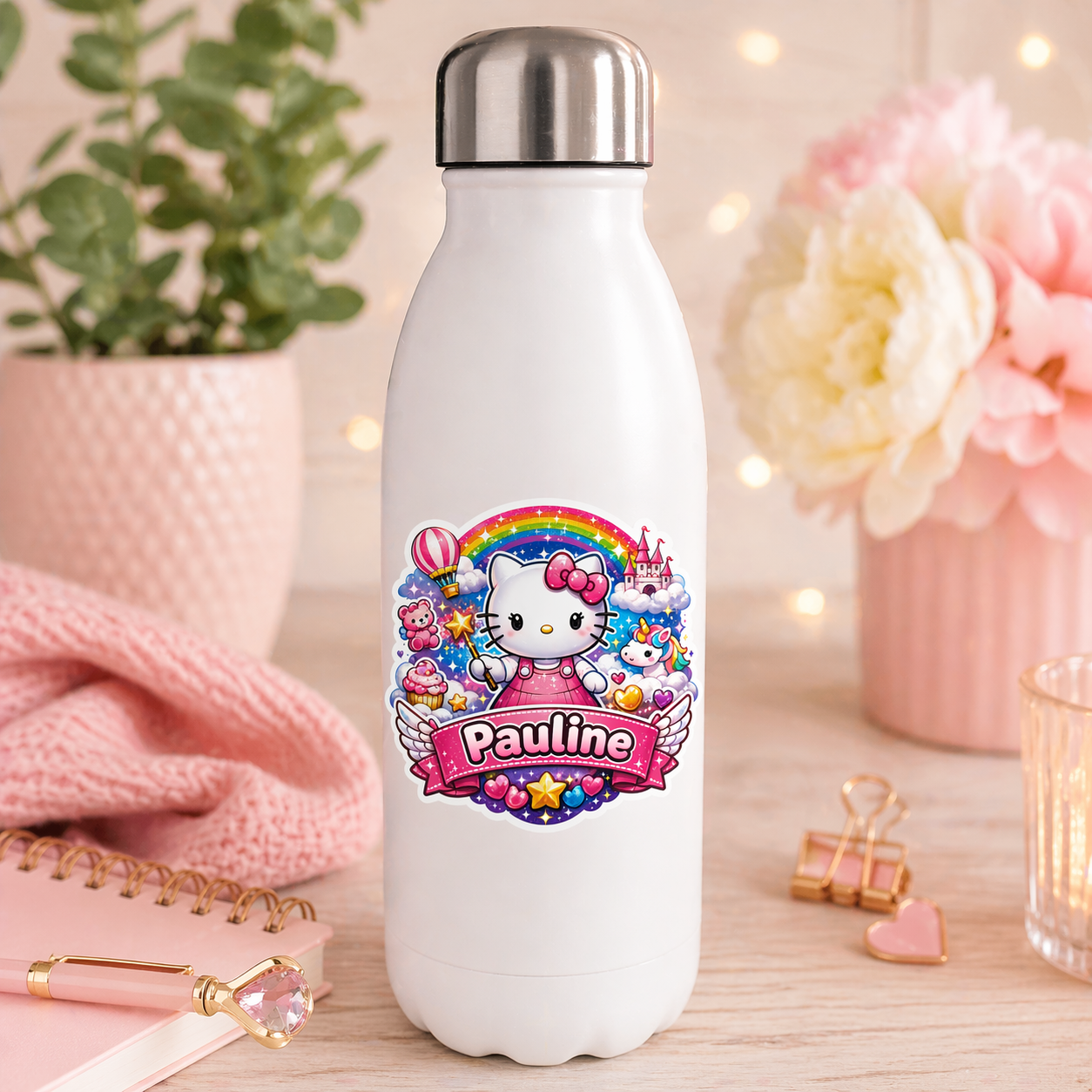 Autocollant Hello Kitty Magique Personnalisable – Image 3