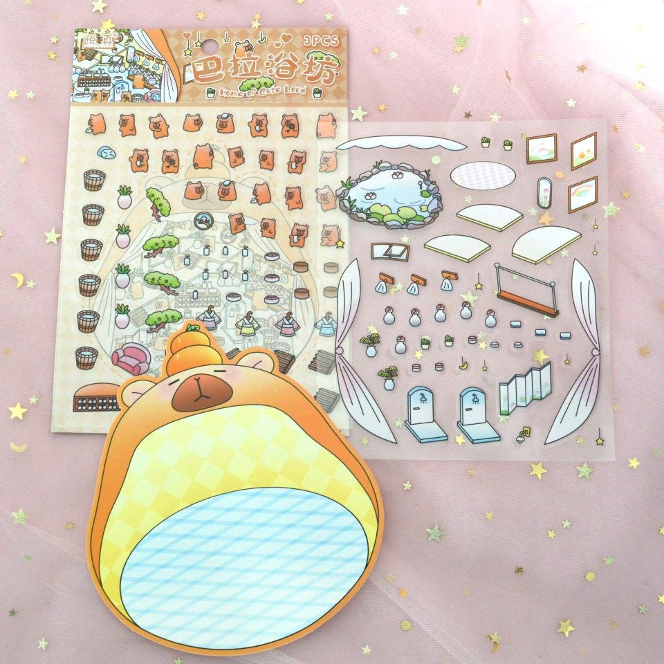 Lot Kawaii d'Accessoires Capybara Adorables – Image 2