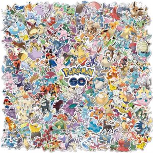 Lot de 20 Stickers Pokémon Colorés
