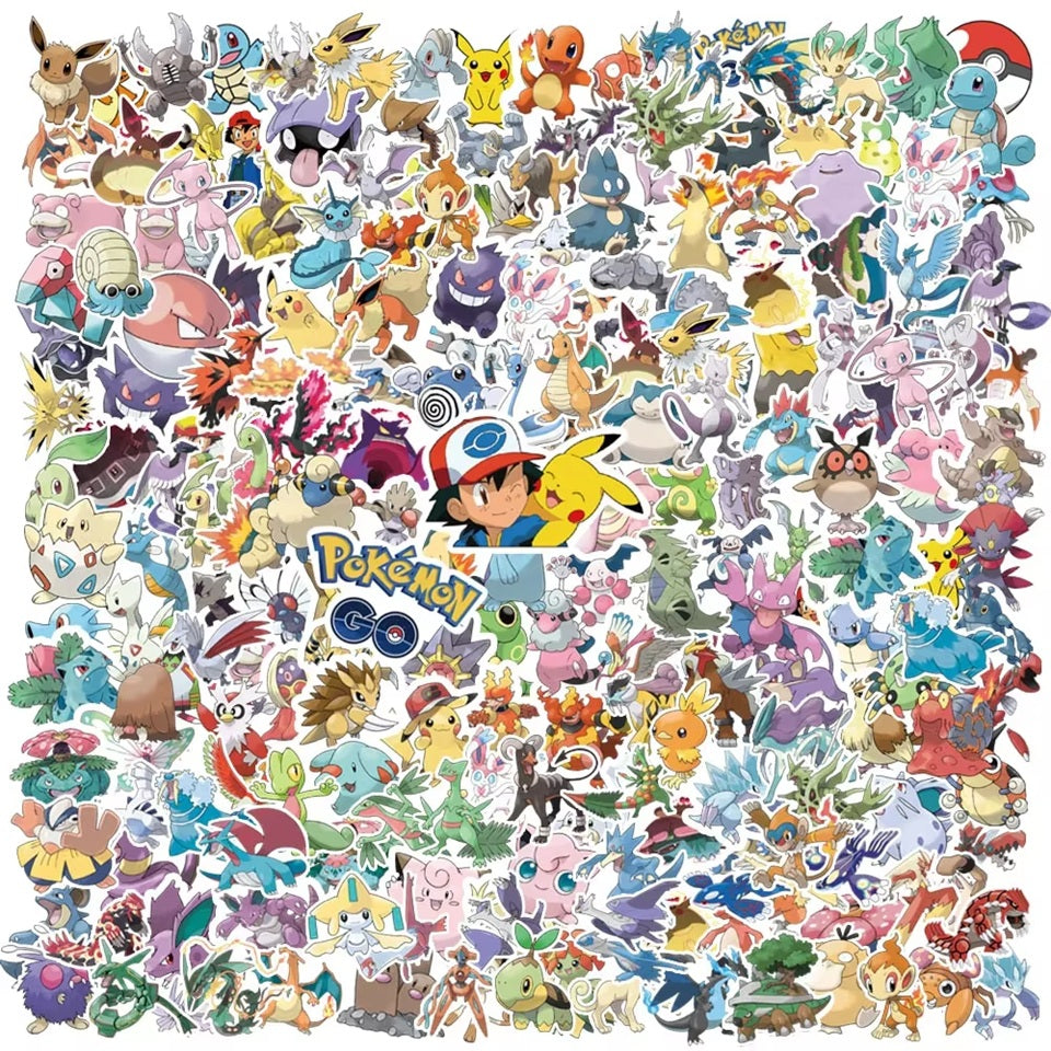 Lot de 20 Stickers Pokémon Colorés – Image 2