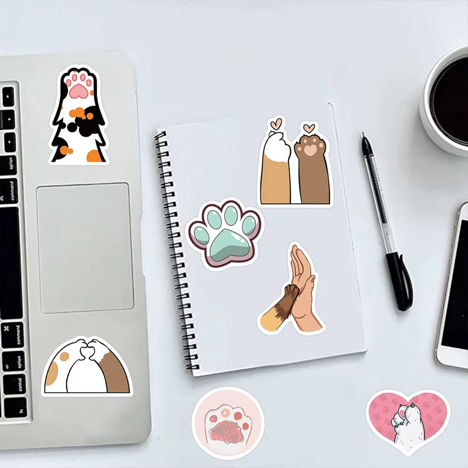 Stickers Pattes de Chat en Lot de 20 – Image 5