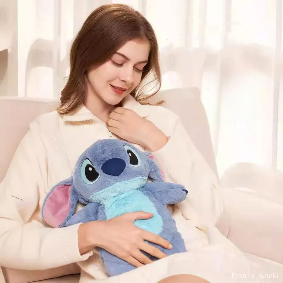 Bouillotte en Peluche Stitch Bleu – Image 3