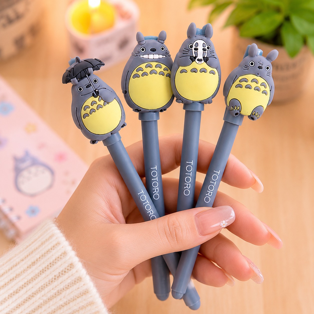 Stylo Bleu Motif Totoro – Image 3