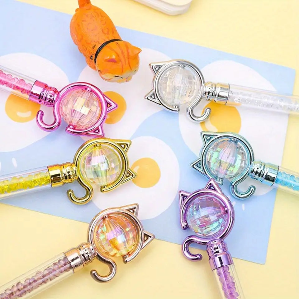 Stylo Cristal à Motif Chat – Image 3