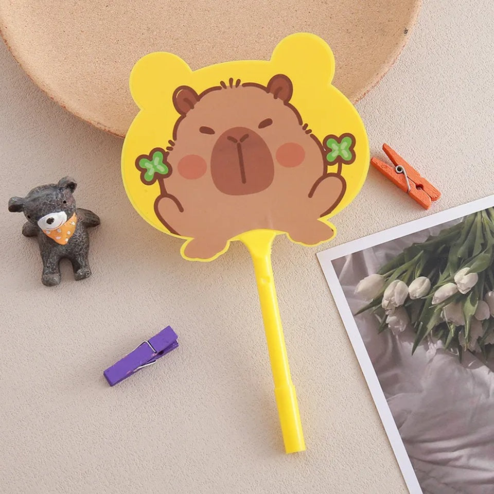 Stylo Capybara kawaii en Éventail Japonais – Image 2