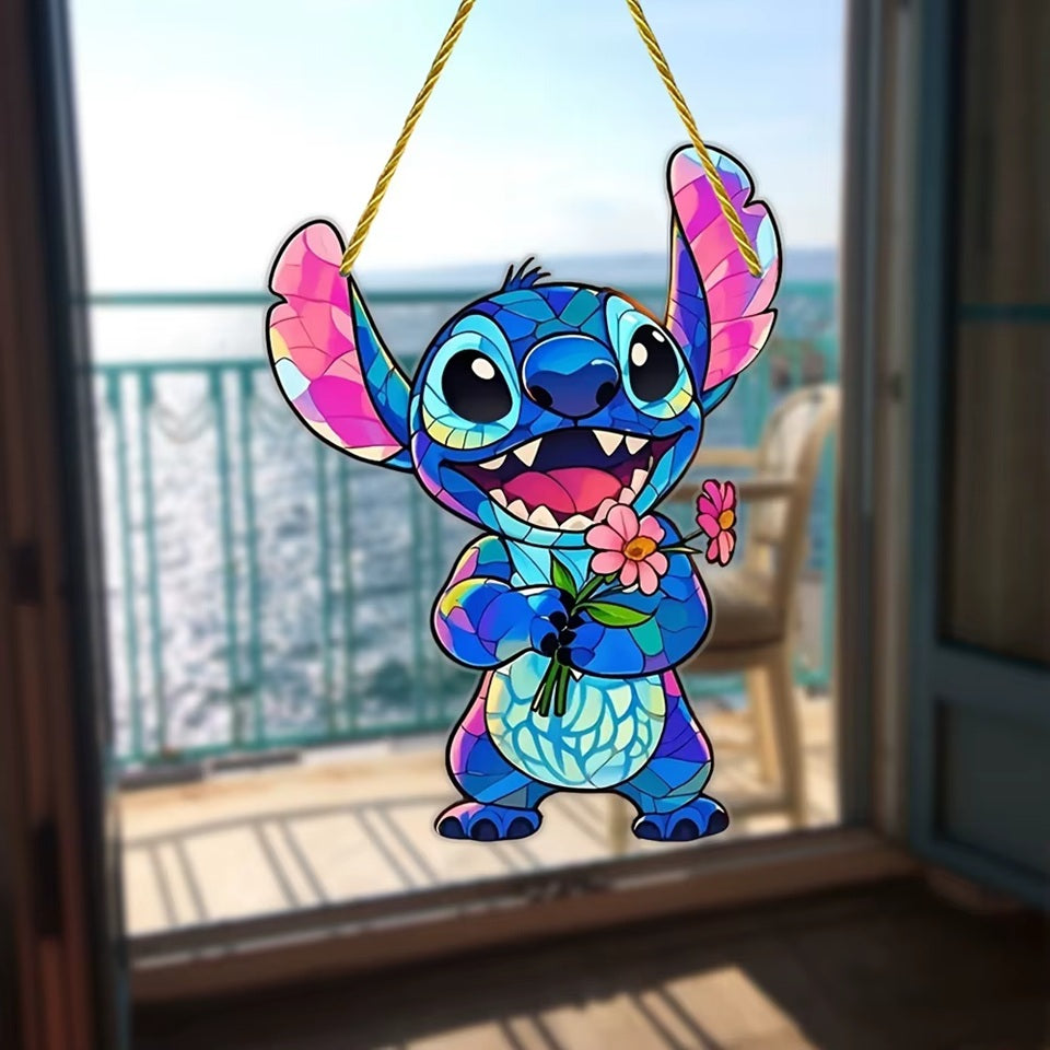 Suspension en Résine Stitch Colorée – Image 4