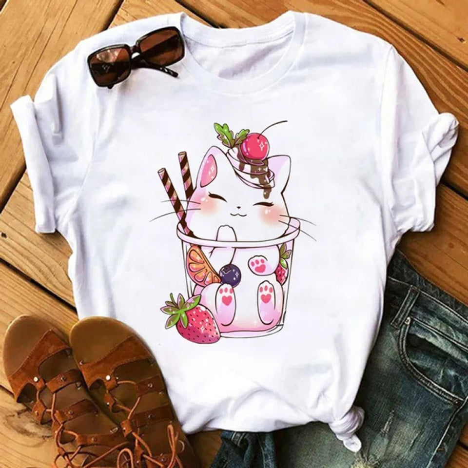 T-Shirt de Chat Gourmand – Image 2