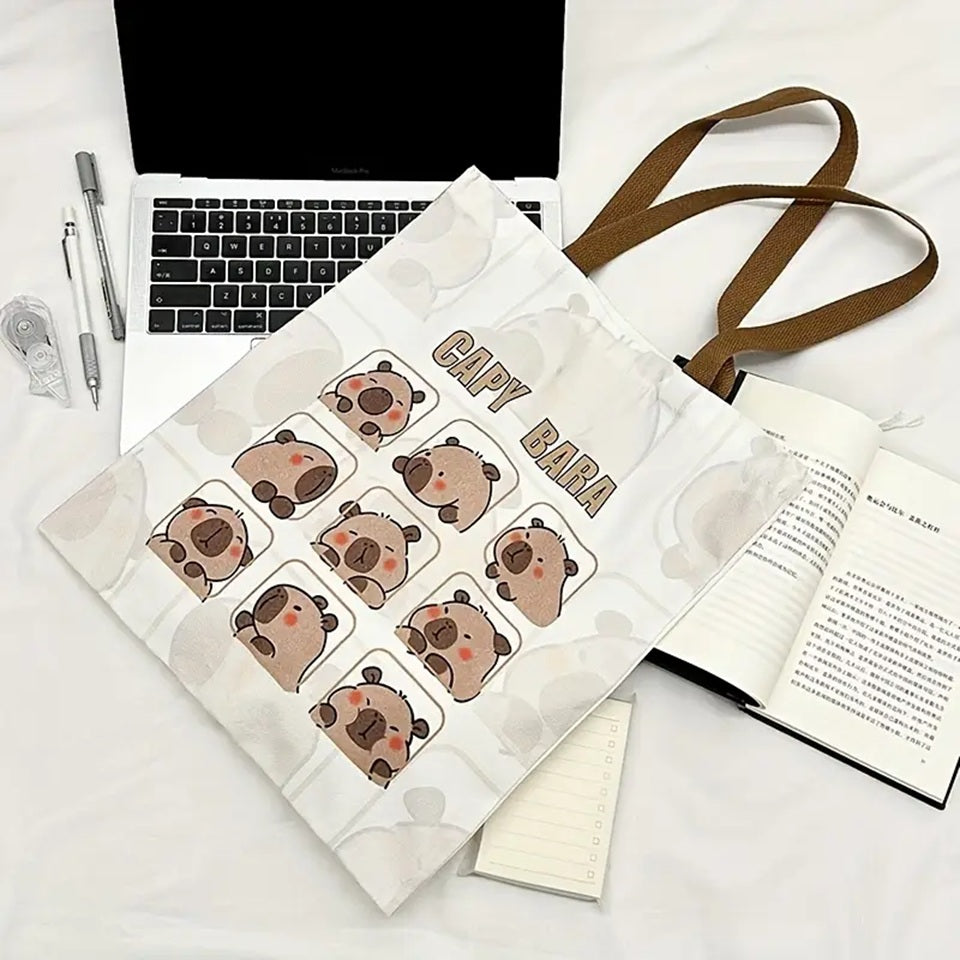 Tote Bag à Motif Capybara – Image 2
