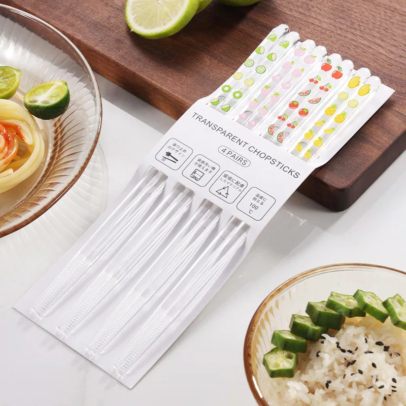 Baguettes en Verre à Motifs Fruits Colorés – Image 4