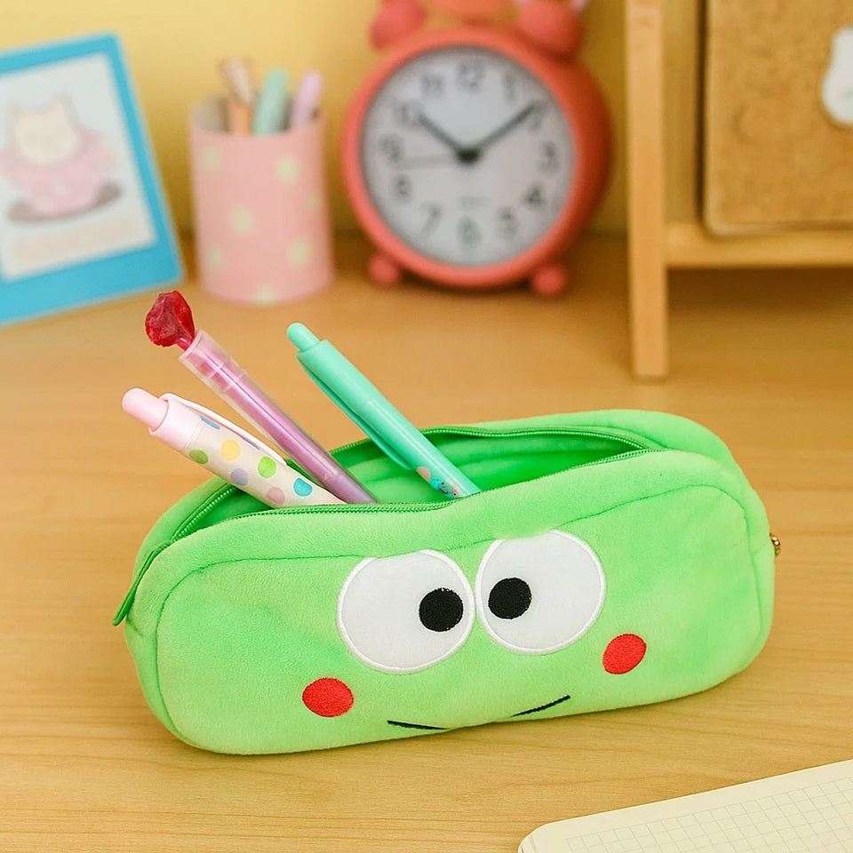 Trousse Peluchée Keroppi Verte – Image 2