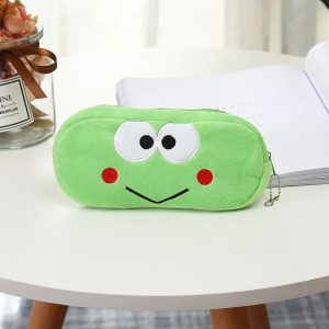 Trousse Peluchée Keroppi Verte