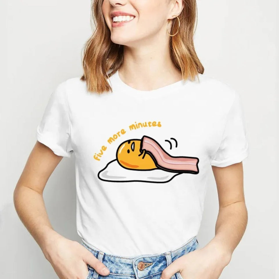 T-Shirt Gudetama Jaune Officiel – Image 2
