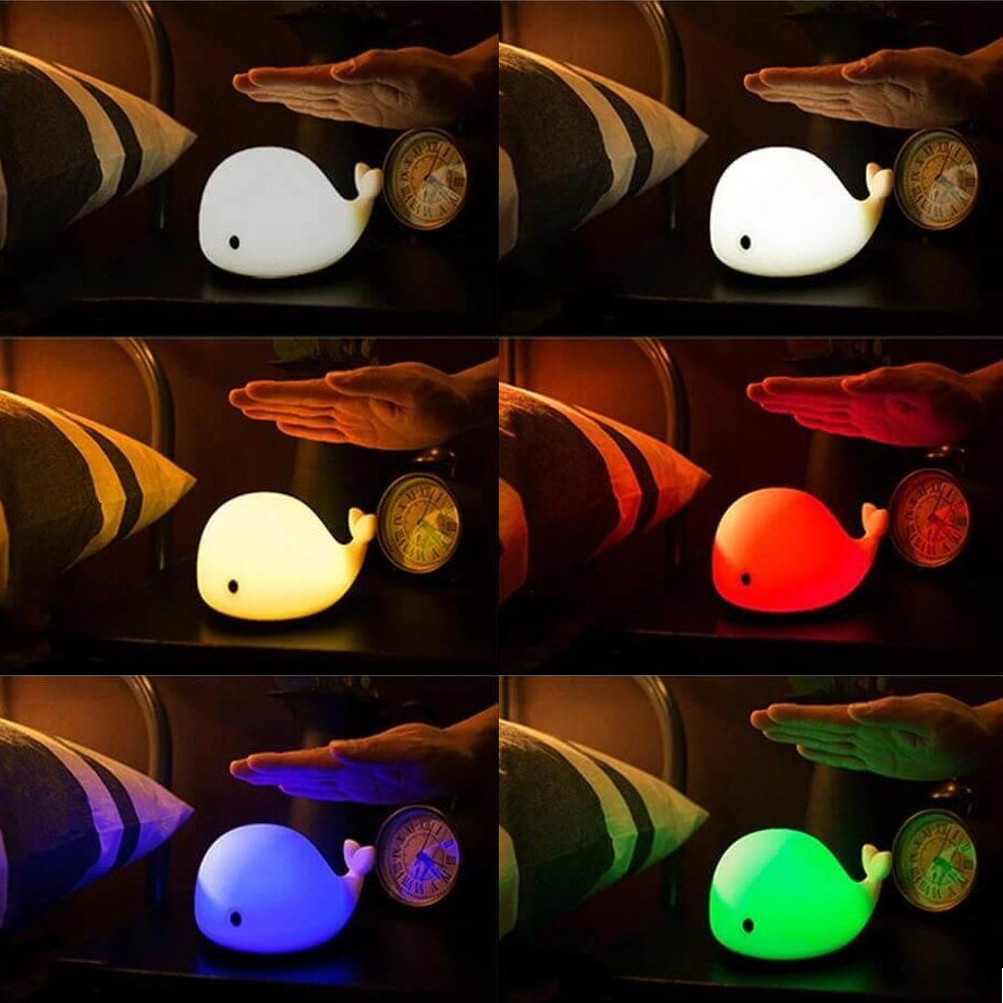 Veilleuse Kawaii en Forme de Baleine – Image 9