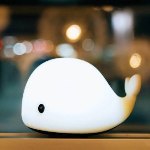 Veilleuse Kawaii en Forme de Baleine