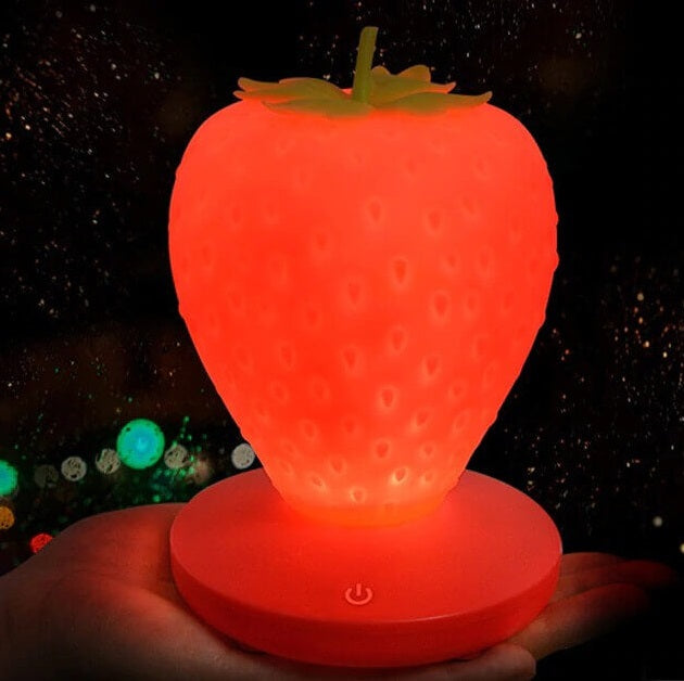 Veilleuse Kawaii en Forme de Fraise – Image 6