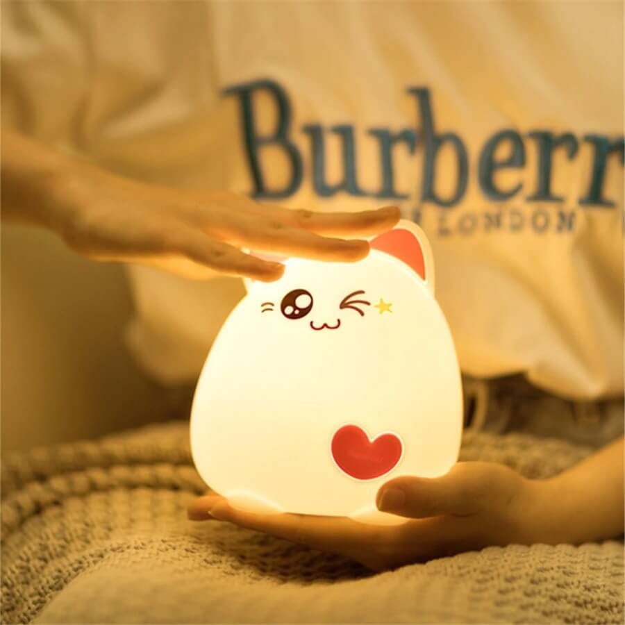 Veilleuse pour Bébé en Forme de Chat – Image 7