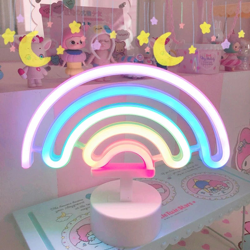 Veilleuse arc-en-ciel Enfant LED – Image 2