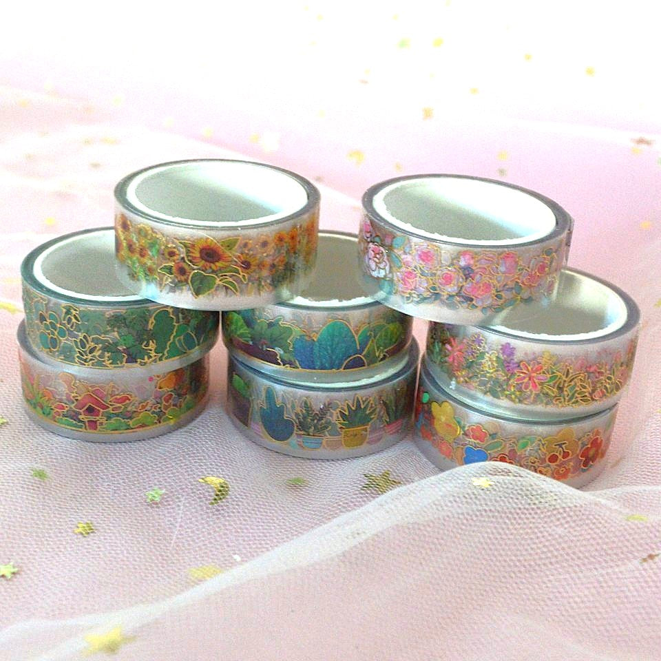 Lot de 2 Washi Tapes Fleurs et Plantes – Image 2