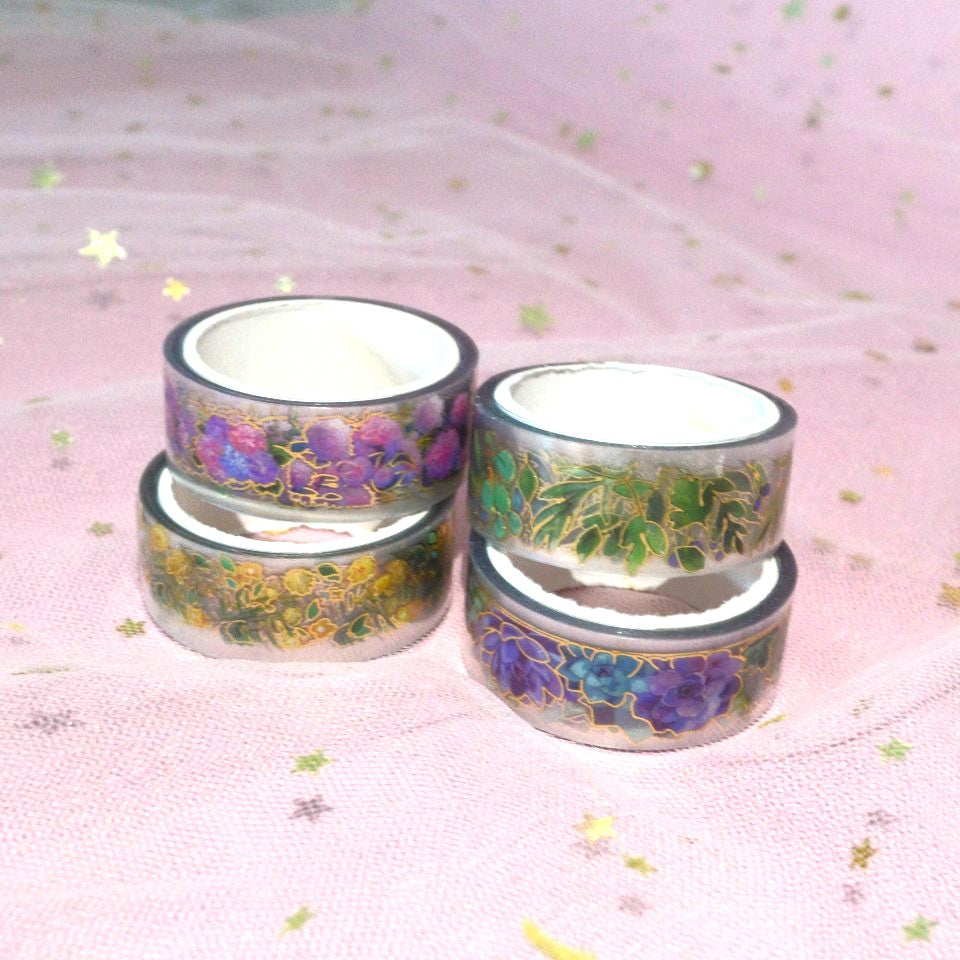 Lot de 2 Washi Tapes Fleurs et Plantes – Image 4